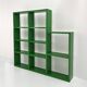 Modular shelf "Dodona 300" green by Ernesto Gismondi for Artemide, 19