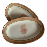 paire de plats Sarrguemines
