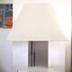 Lamp aluminimum effect mirror design 70s