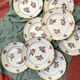 8 deep plates in Foëcy porcelain - 1930