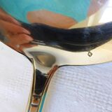 Shabby vintage silver-plated ladle.