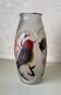 Antique frosted glass vase