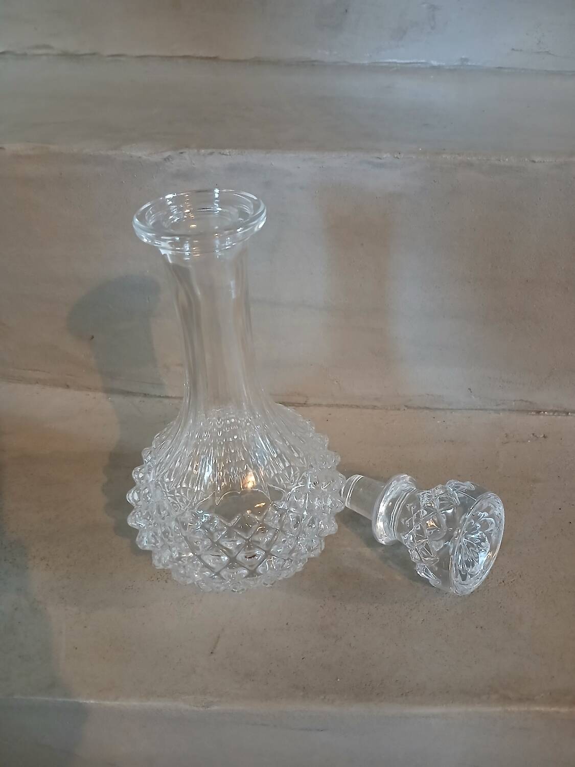 Small crystal carafe