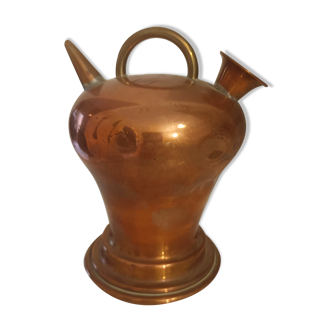 Signed copper jug