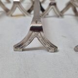 12 silver knife holders from 1970