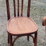 Set of 6 old bistro chairs Baumann and others