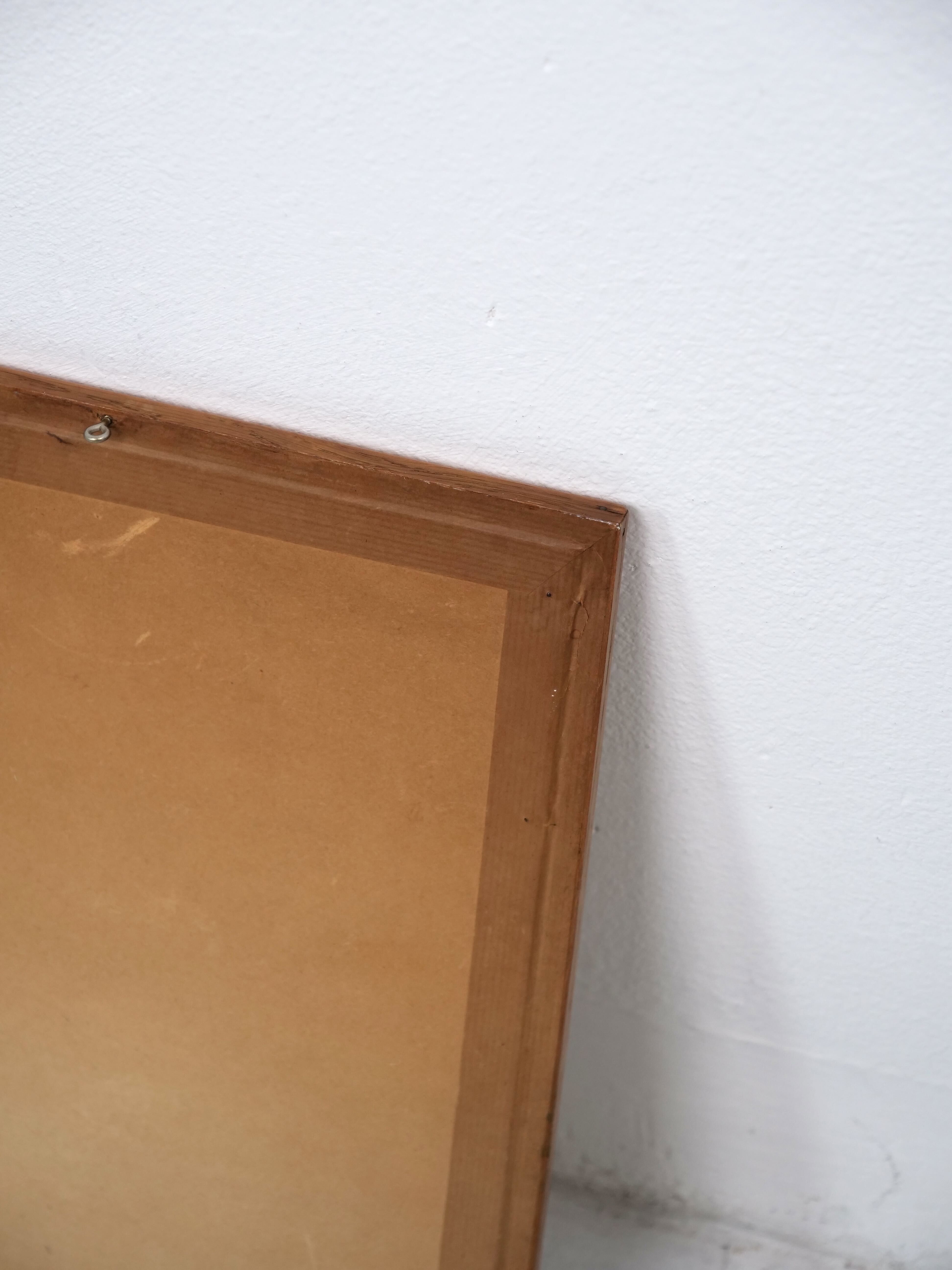 Gouache illustration art dramatiques signée Masqueliez 1956