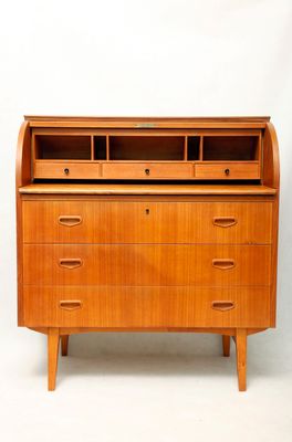Mid-century teak Secretary, Denmark, 1960s