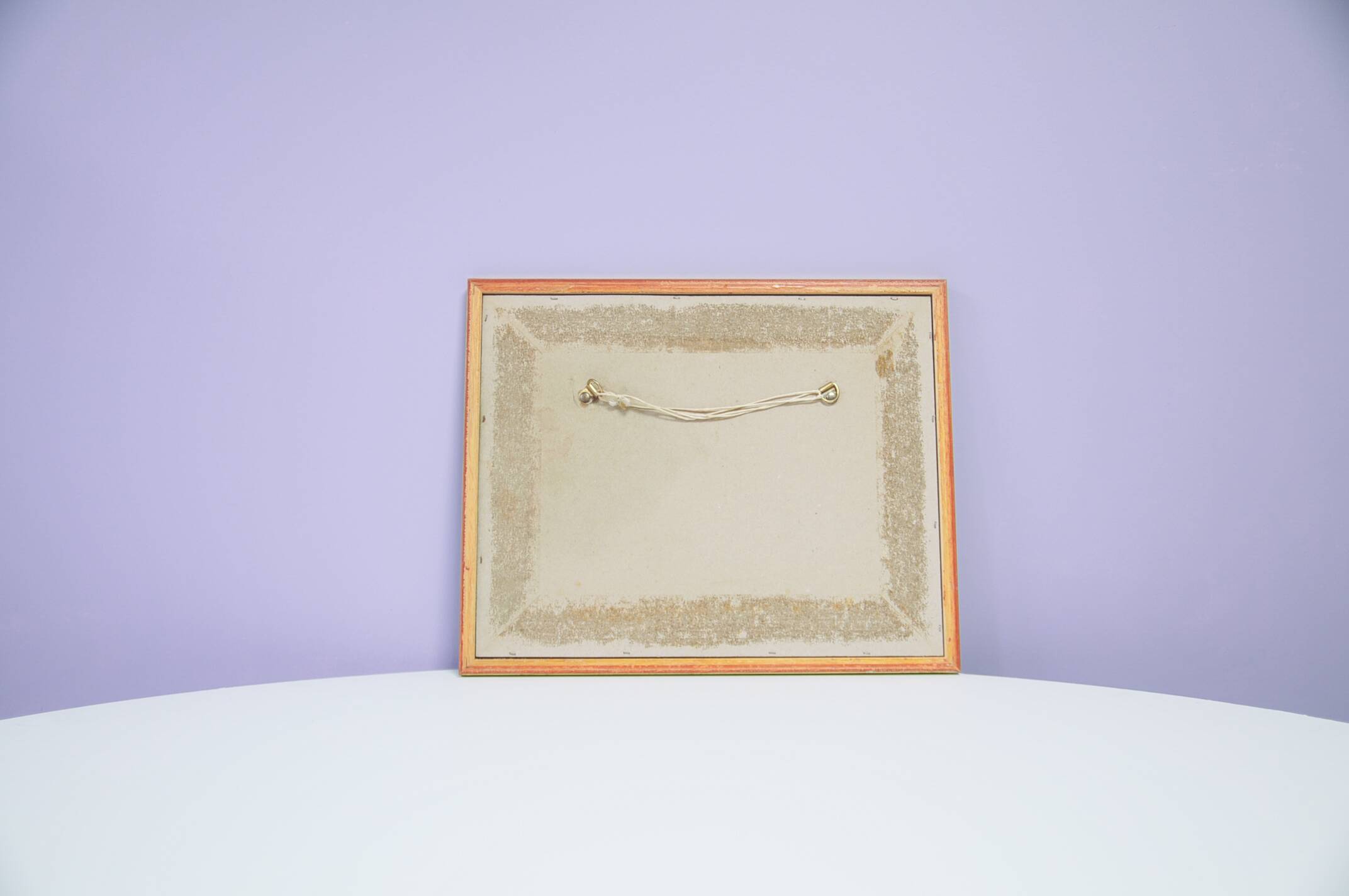 Vintage gold frame with ducks