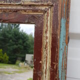 Old Burmese teak mirror