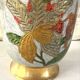 French cloisonne bucket enamelled colored over brass champagne cooler