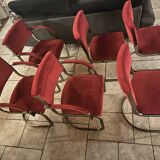 Milo Baughman (1923-2003), in the style of. Set of 6 chairs