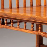 Rare Hongmu comb-back armchairs, hand-carved, late Qing dynasty, Asia