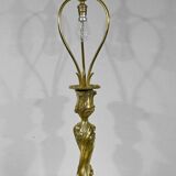 Lampe en Bronze Doré, Art Nouveau – Fin XIXe