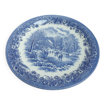 Plat rond Churchill en porcelaine anglaise