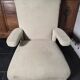 Napoleon III crapaud armchair with a reclined backrest