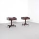 Rosewood Occasional Tables by Claudio Salocchi for Sormani, Italy, 1960s