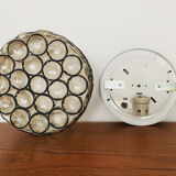 Iiron ring design wall or ceiling lamp by Limburg