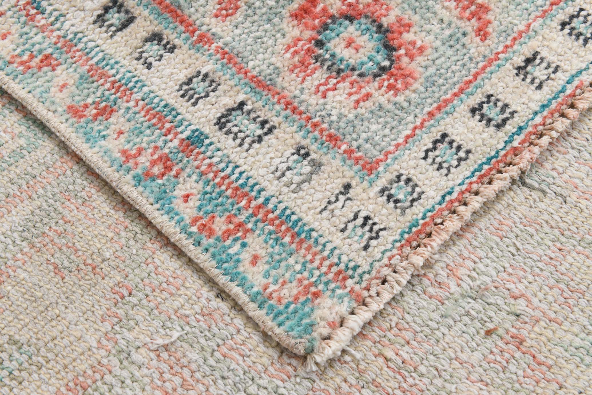6x8 57s antique vintage rug, 190x264cm