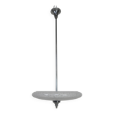 Lampe suspendue Art déco avec bol en verre nuageux, années 1930