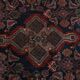 Vintage Turkish hallway rug 121x317 cm