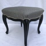 Tabouret ancien, banquette de piano style louis XV