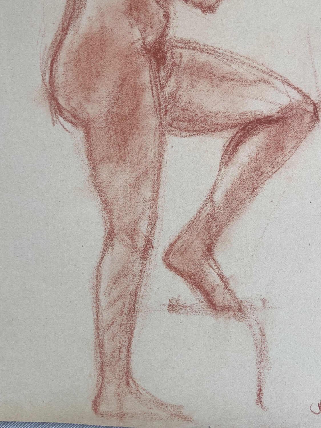 Female nude drawing