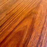 Vintage walnut commode with tapered legs circa 1950s