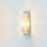 Pair of Mid Century Modern Murano Glass Wall Lights From Doria, 1960s