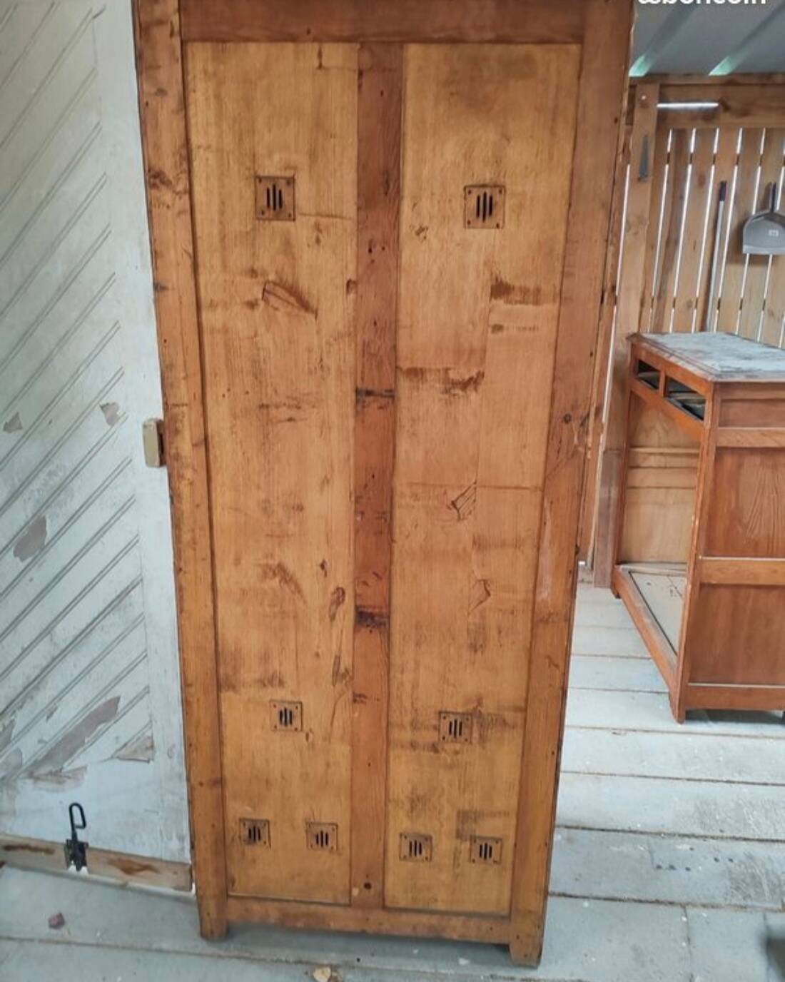 Wooden wardrobe