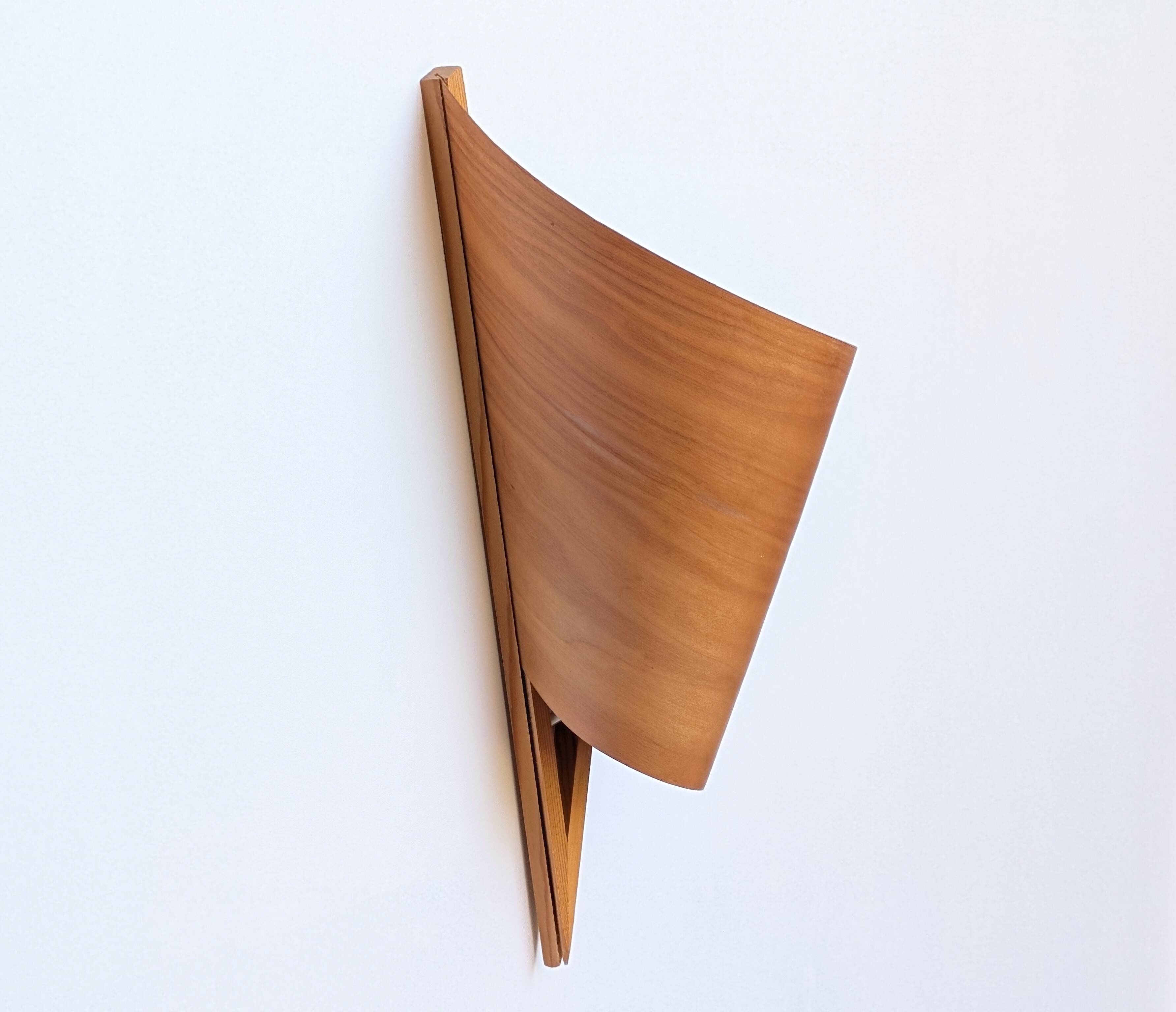 Wooden wall light