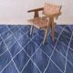 Tapis Kilim Bleu - 297 x 195 cm
