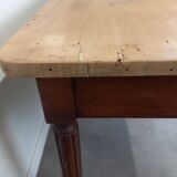 Farmhouse table with drawers
