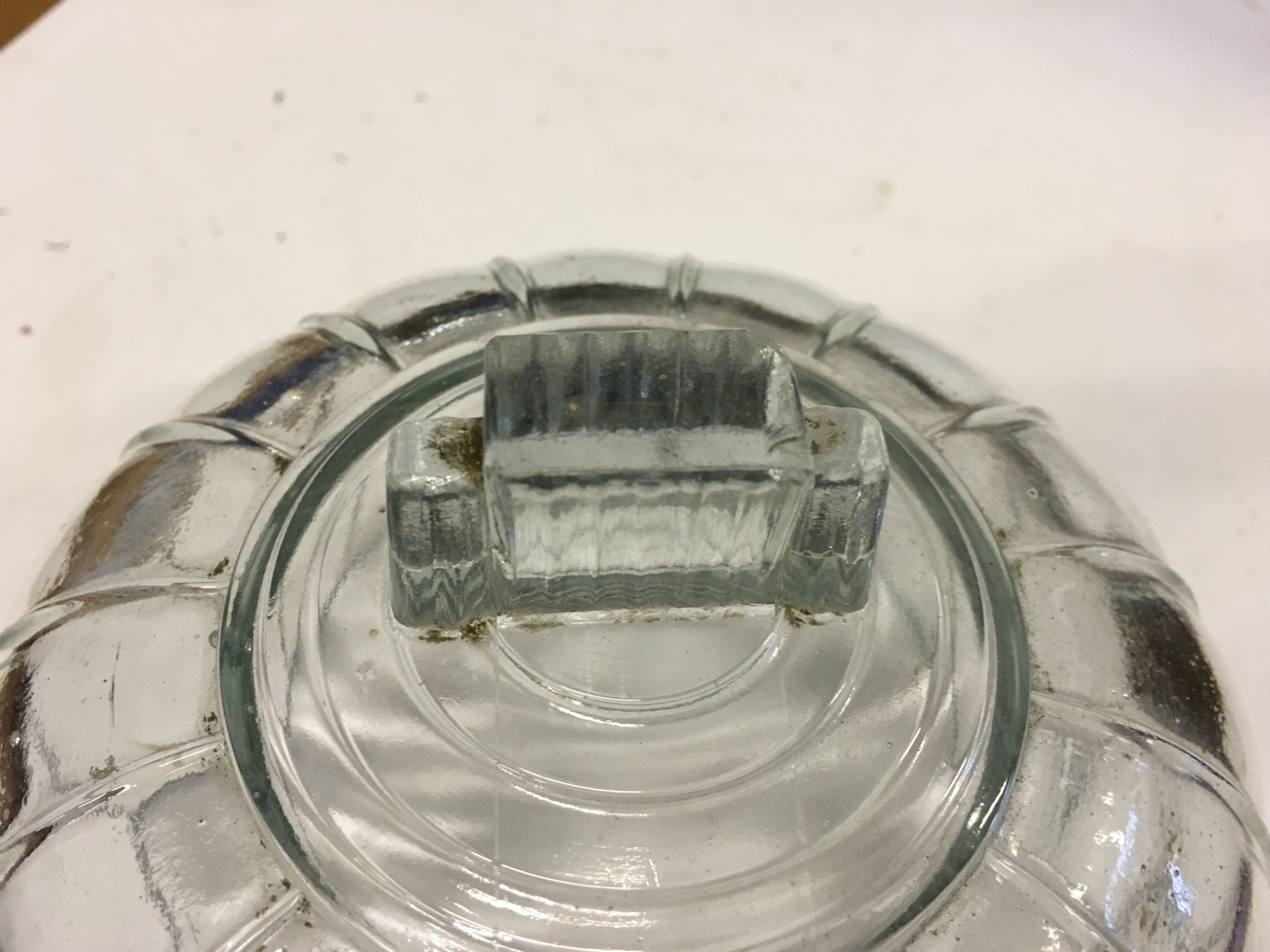 Little bell in glass for cakes