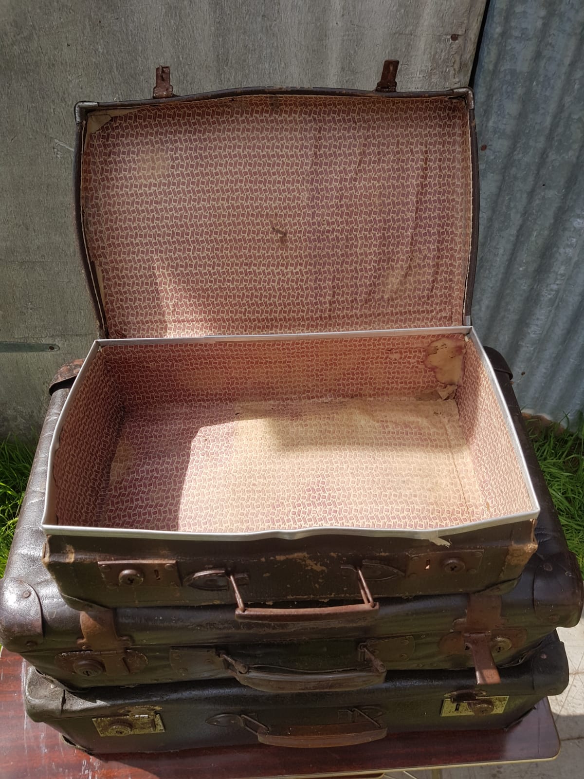 Series 3 Old Cartons Fibre Marron - Reinforcements - Vintage Anse