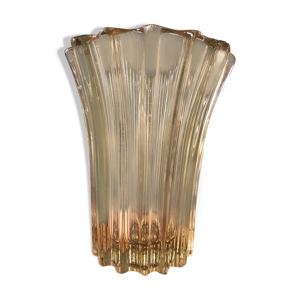 vase à godrons art déco