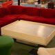 White coffee table Caori Vico Magistretti Gavina 1960