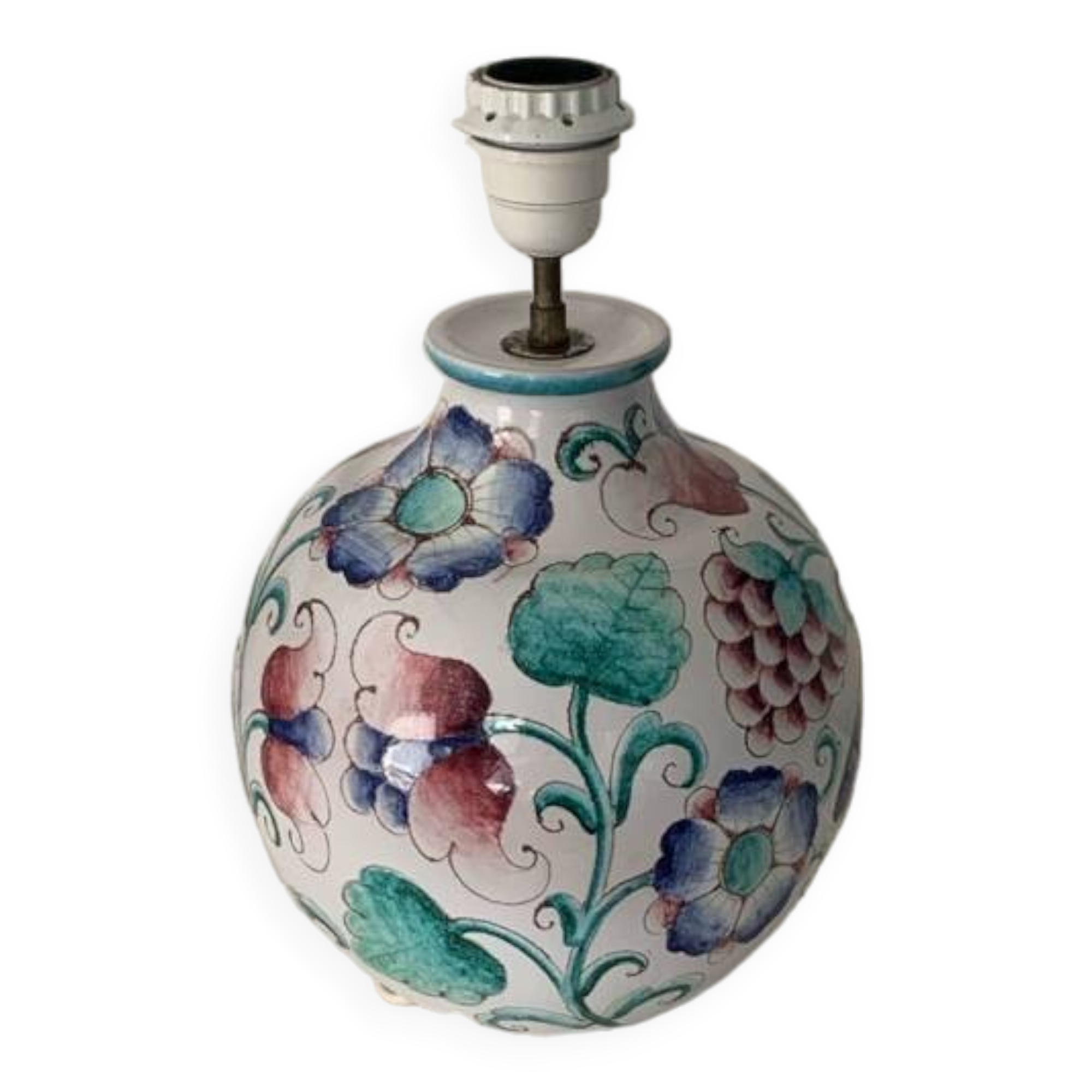 Lamp base, Italian, signed