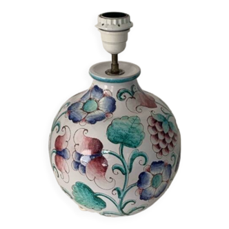 Lamp base, Italian, signed