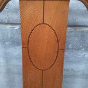 Art craft art nouveau armchair in oak and brass