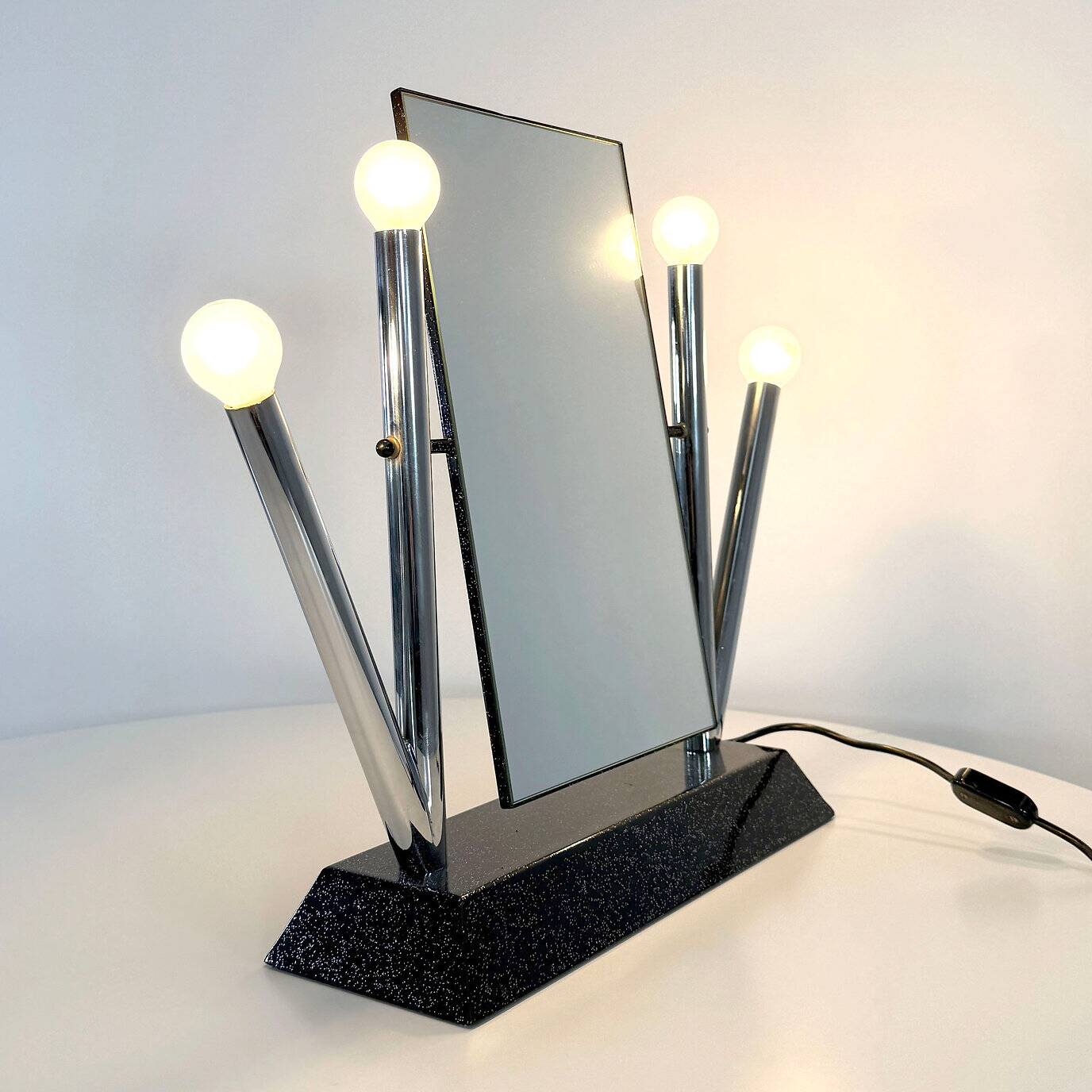 "Yucca" table mirror by Anna Anselmi for Bieffeplast, 1980