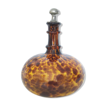 Carafe en verre écaille soufflé