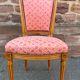 Set de 4 chaises françaises style Louis XVI vintage