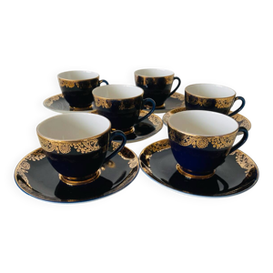 6 tasses et Sous-tasses