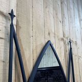 Gothic style mirror, modern metal work