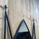 Gothic style mirror, modern metal work