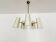 Chandelier en laiton autrichien par Rupert Nikoll