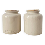 Set of 2 stoneware pots/vase - Lab Lagny Vintage