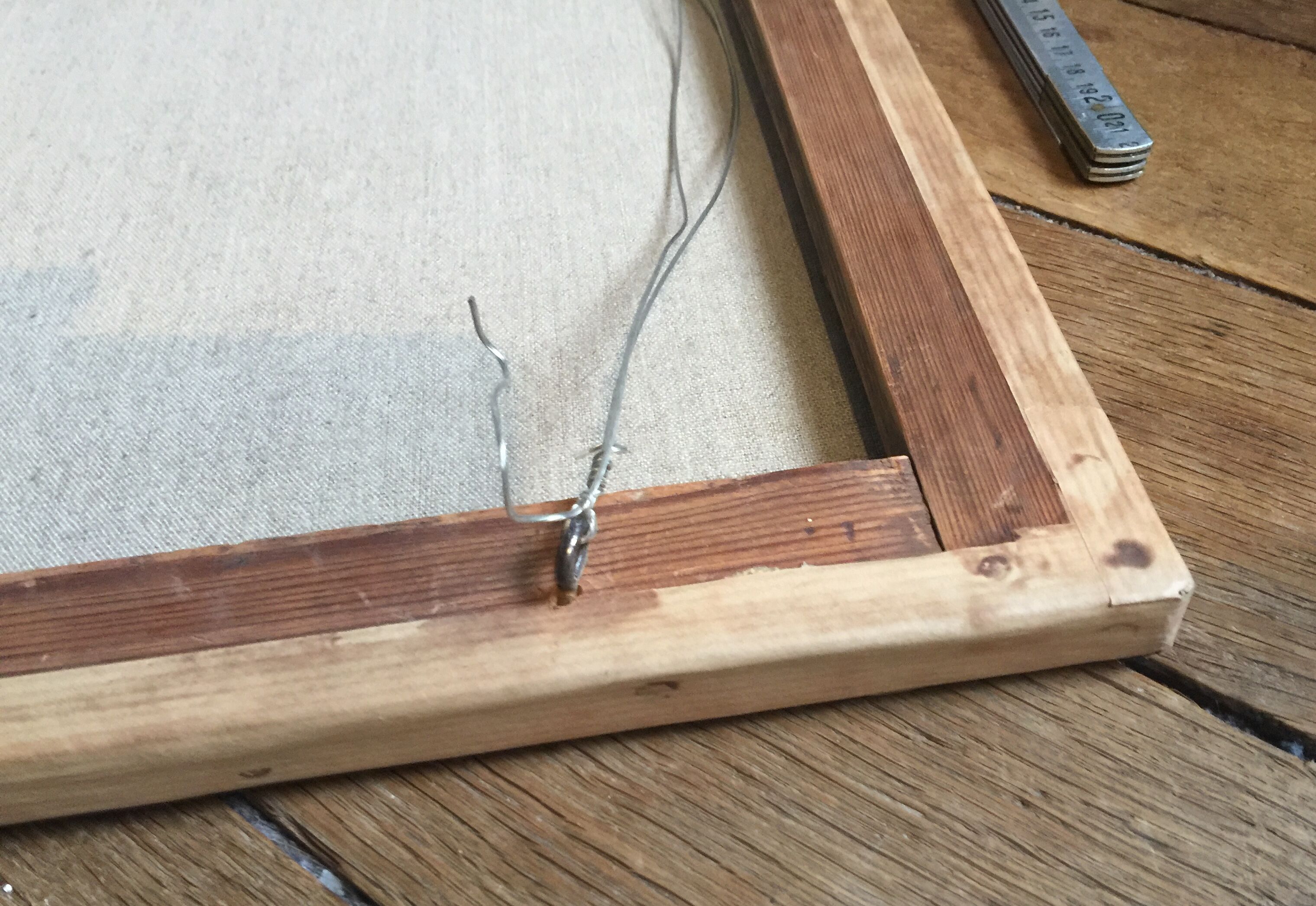 Oil on canvas "The Tree and the Longère"