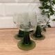 Set of 4 glasses of white wine from Alsace